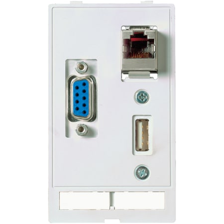 Murrelektronik MODLINK MSDD DATA INSERT, 1 SUB-D9 fem./male + 1 RJ45 + 1xUSB-A fem./fem. 4000-68000-1430000